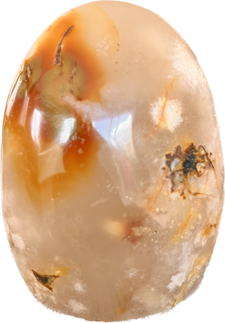 Agate Fleur petite forme libre
