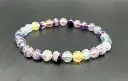 Bracelet Fluorine Multicolore 6mm