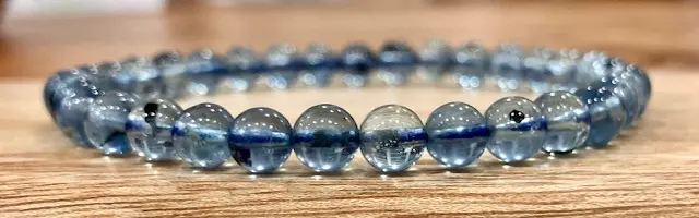 Bracelet Aigue-Marine Namibie 6mm