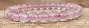 Bracelet Quartz Rose du Brésil 6mm