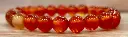 Bracelet Cornaline 6mm (Taille petit poignet/enfant)