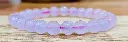 Bracelet Quartz rose 6mm (Taille petit poignet/enfant)