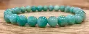 Bracelet Amazonite 6mm Pérou