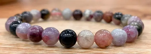 Bracelet Tourmaline Multicolore 8mm