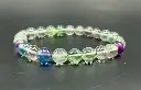 Bracelet Fluorine Multicolore 8mm
