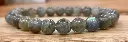 Bracelet Labradorite 8mm (Taille grand poignet)
