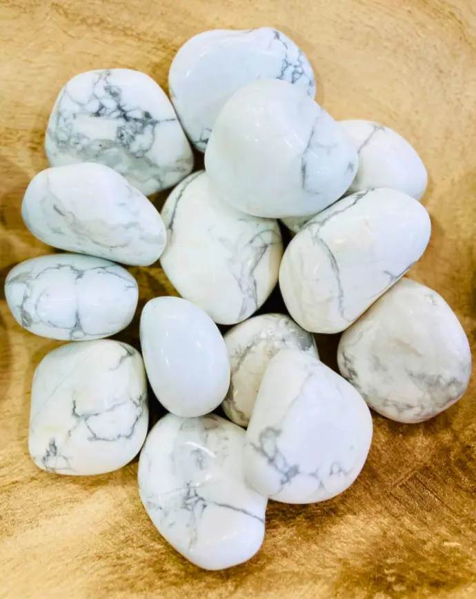 Pierres roulées Howlite