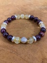 Bracelet Grenat - Citrine