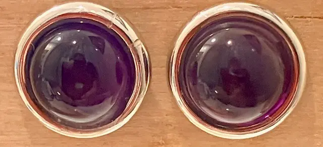 Boucles d'oreilles Améthyste puce