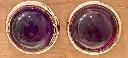 Boucles d'oreilles Améthyste puce