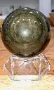 Sphère Obsidienne Dorée