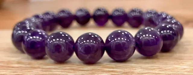 Bracelet Améthyste Uruguay 10mm