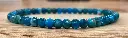 Bracelet Apatite Bleue 4mm