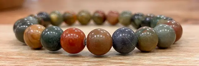 Bracelet Jaspe polychrome 8mm