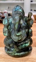 Sculpture Ganesh en labradorite
