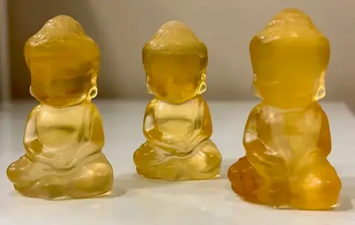 Bouddha Fluorine Jaune