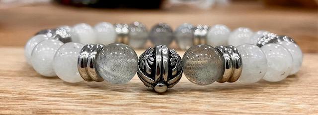 Bracelet Pierre de Lune- Labradorite