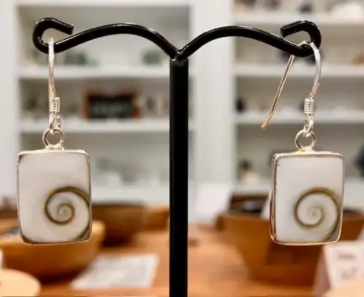 Boucles d'oreilles Œil de Sainte Lucie en Argent 925