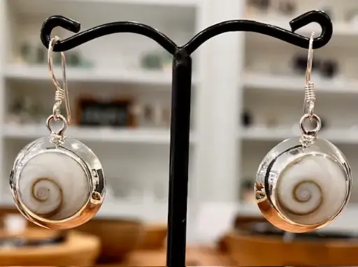 Boucles d'oreilles Œil de Sainte Lucie en Argent 925