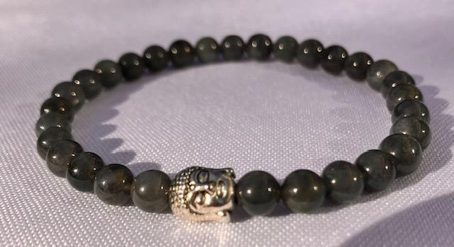 Bracelet Labradorite Noire