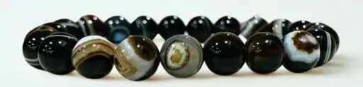 Bracelet Agate Œil 8mm