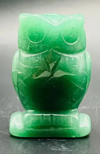 Chouette Aventurine verte