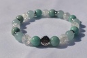 Bracelet Aigue-Marine - Amazonite - Cristal crak