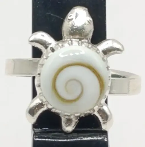 Bague Tortue Œil de Sainte Lucie