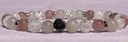 Bracelet Quartz rose - Quartz rose de Madagascar - Cristal crak