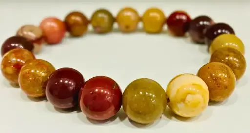 Bracelet Jaspe Mokaïte 10mm