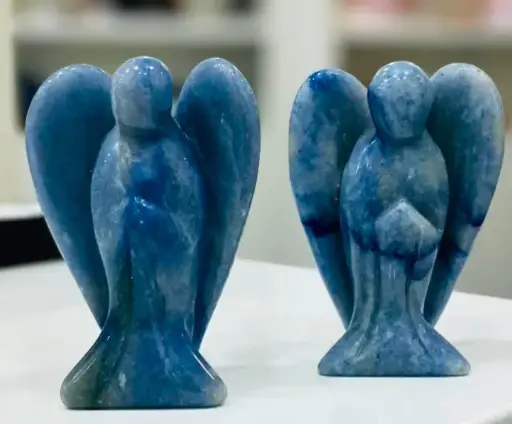 Ange Aventurine Bleue