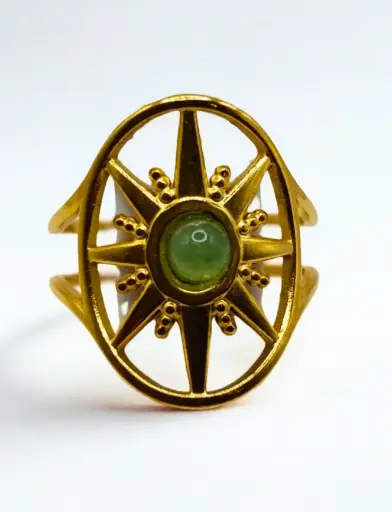 Bague Aventurine verte