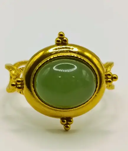 Bague Aventurine verte