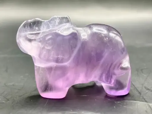 Eléphant en Fluorine Violette