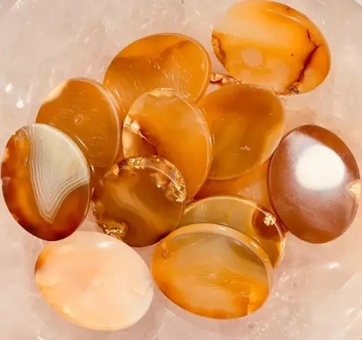 Galet Plat Cornaline