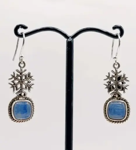 Boucles d'oreilles Cyanite en Argent 925