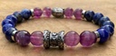 Bracelet Lapis-Lazuli - Fluorine Violette