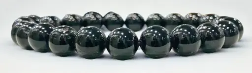 Bracelet Tourmaline Noire 8mm