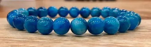 Bracelet Apatite Bleue 8mm