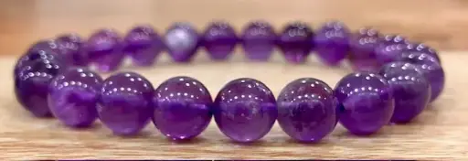 Bracelet Améthyste 8mm Brésil