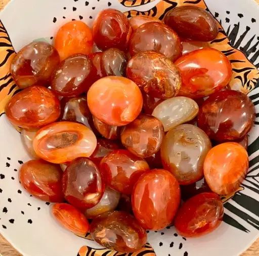 Pierres roulées Cornaline