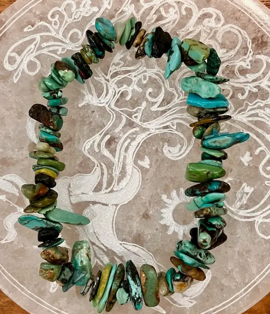 Bracelet Baroque Turquoise du Tibet