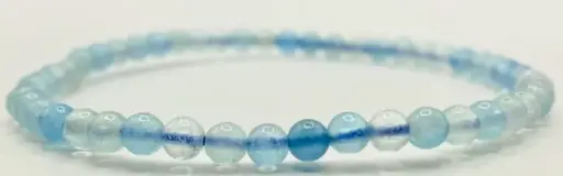 Bracelet Aigue Marine 4mm