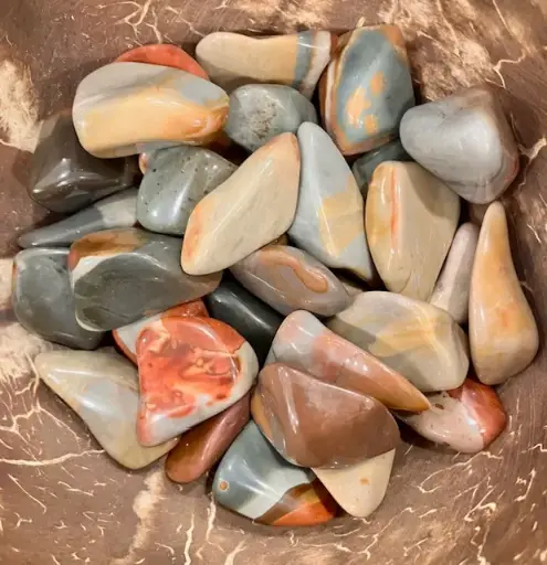 Pierres roulées Jaspe polychrome